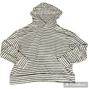A New Day Medium Striped Long Sleeve Hoodie